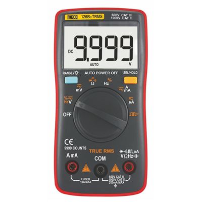 4 Digit / 9999 Count TRMS Autoranging Digital Multimeter
