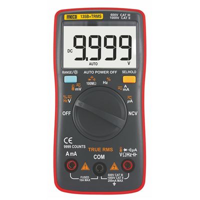4 Digit / 9999 Count TRMS Autoranging Digital Multimeter