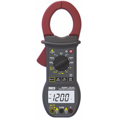 3¾ Digit / 4200 Count 1200A DC / 1000A AC TRMS Autoranging Digital Clampmeter