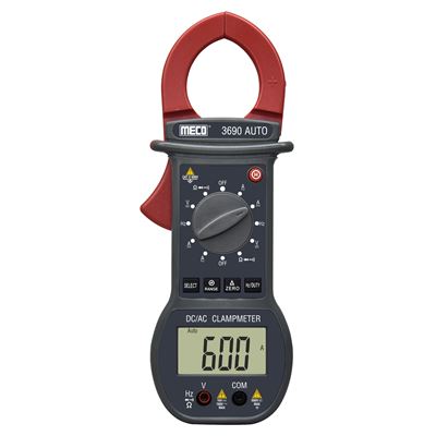 
3¾ Digit / 4000 Count 600A DC / AC Autoranging Digital Clampmeter