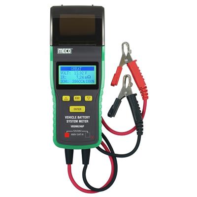 Vehicle Battery System Meter with Built - In Printer Suitable for 12V and 24V DC Batteries