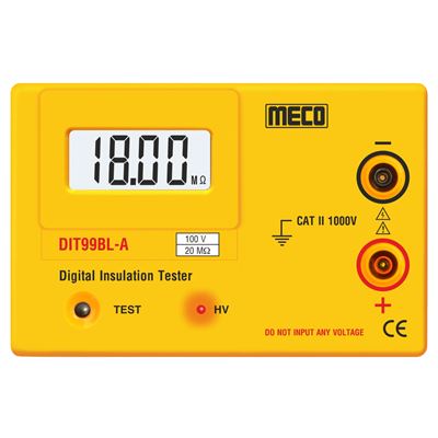 
Digital Insulation Tester 100V - 20M Ohm