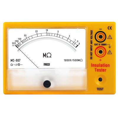 
Analog Insulation Tester 1000V - 500M Ohm