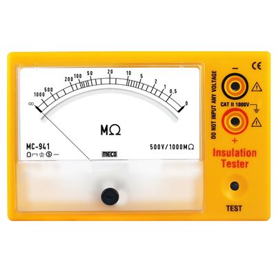
Analog Insulation Tester 500V - 1000M Ohm